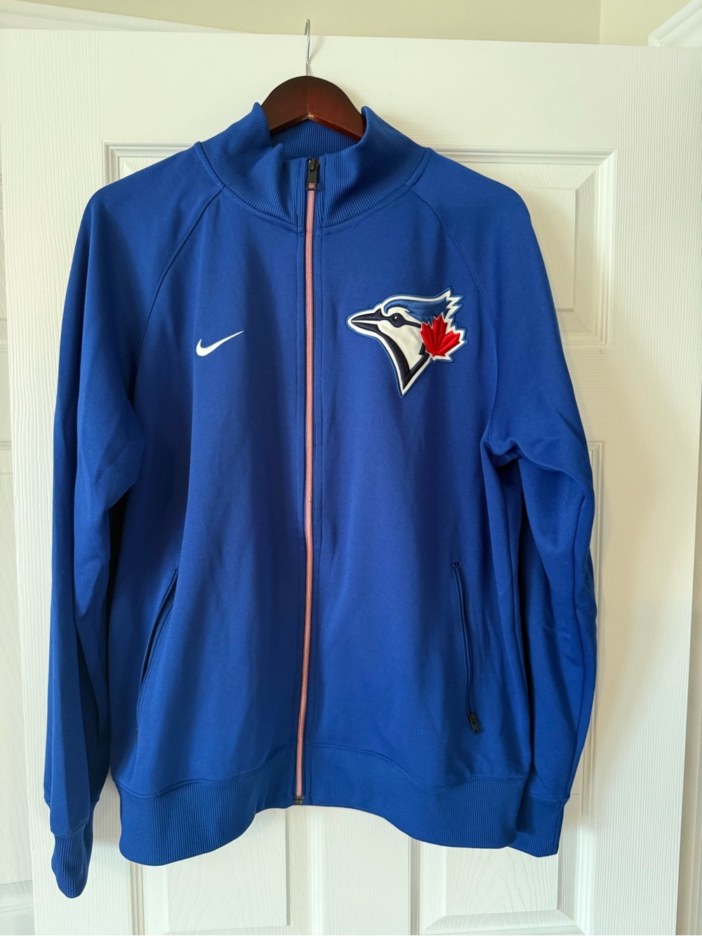 Nike Men’s Royal Blue Full-Zip Jacket with Team Crest